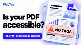 PDF Accessibility Checker | WebYes