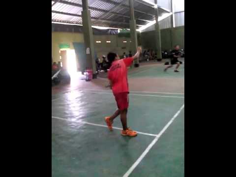 Training badminton.andhika vs ansha
