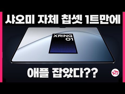 샤오미 자체 칩셋 1트만에 애플 잡았다?? 직접 벤치마크 돌려 봄