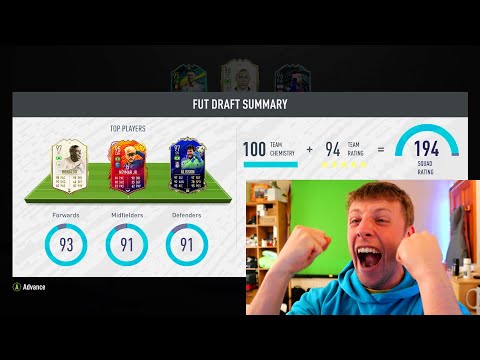 I GOT A 194 RATED FUT DRAFT!!!! - FIFA 20