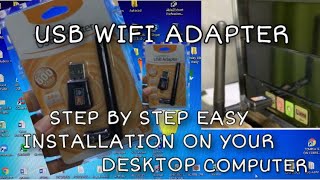 HOW TO CONNECT USB WIFI ADAPTER TO PC THE EASIEST WAY WITHOUT CD DRIVER