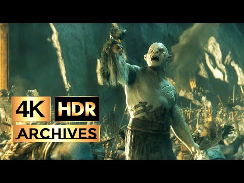 The Hobbit - An Unexpected Journey - Thorin vs. Azog in The Battle of Moria [ HDR - 4K - 5.1 ]