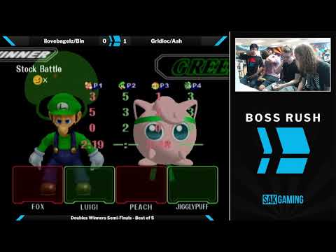 Boss Rush The Moon Doubles Winners Semis - ilovebagelz/Bin (Green) vs Gridloc/Ash (Red)
