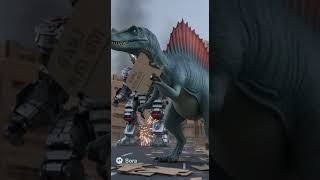 Restaurant Chaos Battle for the City  #dinosaur