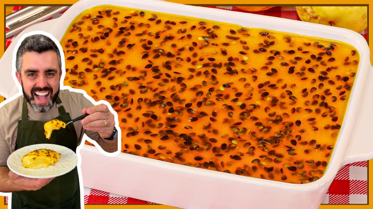 MOUSSE DE MARACUJA PERFEITO I CREMOSO I SEM GELATINA I LEVE I SIMPLES E FÁCIL I Receitas de Pai