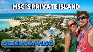 Exploring Ocean Cay & Snorkeling Magic | MSC SeaShore: Day 2 Vlog