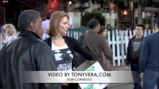 Don Cornelius Of Soul Train With his x wife Victoria Cornelius