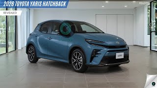 2026 Toyota Yaris Hatchback Revealed - strengthening its position as a flagship hatchback!