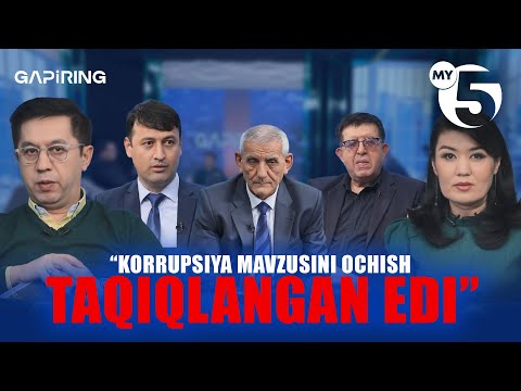 “Korrupsiya mavzusini ochish taqiqlangan edi” | "GAPIRING" TOK-SHOUSI