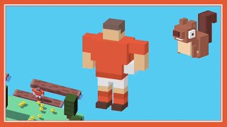 UNLOCK ☆ Rugby Player ☆ Crossy Road - New Secret Character - Use the Squirrel