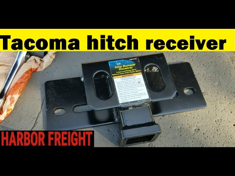 HARBOR FREIGHT Step Bumper HITCH RECEIVER on Toyota TACOMA item #67158   pt 22
