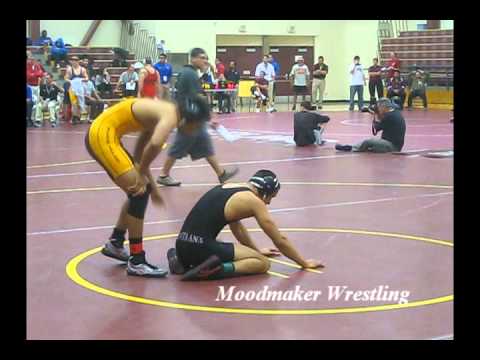 California JC State Wrestling Tournament 2010 - 157QF: Aaron Lopez vs Eric Lopez