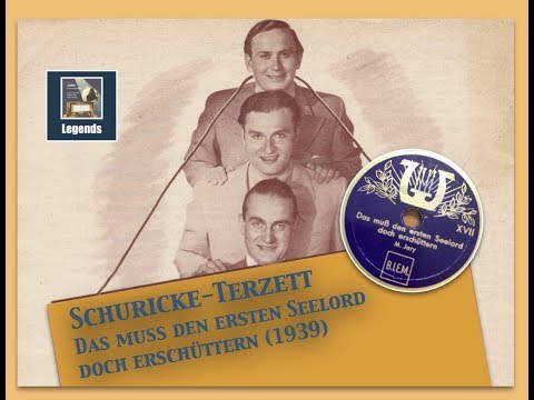 Schuricke-Terzett: "Das muss den ersten Seelord doch erschüttern" (1939) HD
