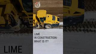 Lime soil stabilization - what is it? #construction #lime #soil #foundation #roadconstruction
