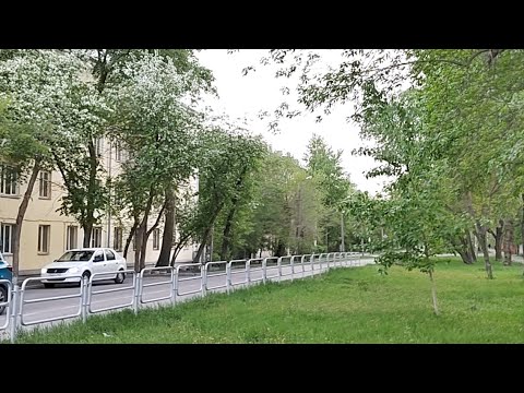 Let's walk and learn what's around us outdoors. Russian vocabulary. A live video.