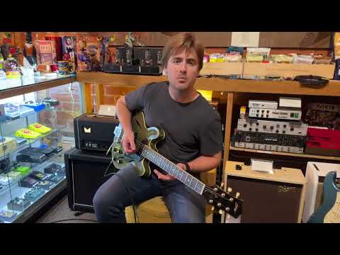 Collings I-30 LC Electric Guitar in Aged Olive Drab Green image 14