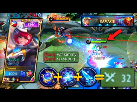 I GOT 32 KILLS AND SAVAGE WITH THIS BUILD USING KIMMY! | Top 1 Global Kimmy Build