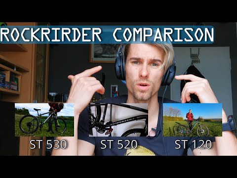 Rockrider 120 VS. 520 VS. 530 ST - Comparison Video
