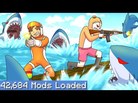 RAFT but every 10 seconds A SHARK SPAWNS