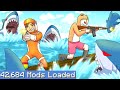 RAFT But Every 10 Seconds A SHARK SPAWNS