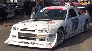 preview picture of video 'Drew Holland with Ford Winston Cup Car won Youngtimers race in Palanga'