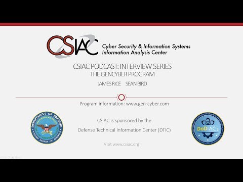 The CSIAC Podcast - The GenCyber Program