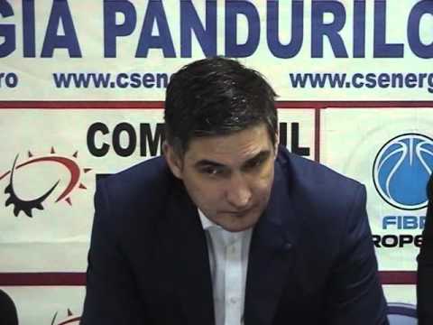 Energia vs Cibona / Conferinta de presa-20.01.2016