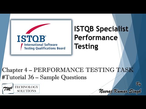 ISTQB Performance Tester Introduction to ISTQB Performance Tester Certification ISTQB Tutorials