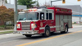 New Westminster Fire Rescue Services - Squad 1, Rescue 1 & BCAS Responding