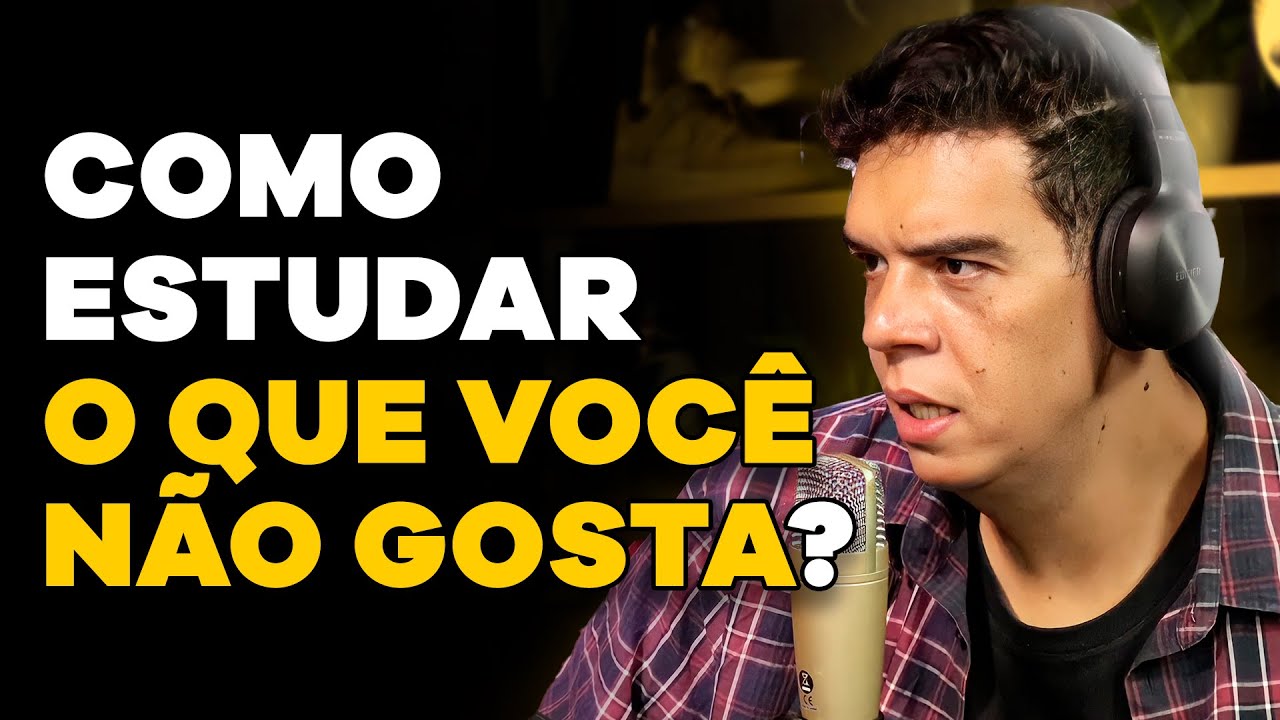 Como ESTUDAR o que VOCÊ NÃO GOSTA! (com Hansen, da Descomplica) | CORTES do MHM