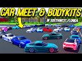 HUGE CAR MEET WITH NEW BODYKITS IN SOUTHWEST FLORIDA!