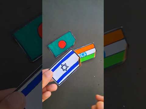 Right Palestine and wrong Israel support countries flag #palestine #art #drawing #craft #shorts