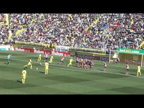 Gol de falta Marcos Senna Villarreal-Athletic