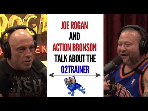 Joe Rogan and Action Bronson talk about the o2Trainer - Lung Trainer