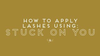 How to use Stuck on You: Lash Adhesive Liner