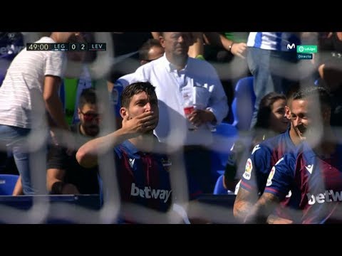 Golazo de Campaña en el Leganes 1 Levante 2 | Audio: Miguel Angel Roman | M+Liga J8 2019-2020