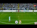 Manchester City vs Real Madrid - Penalty Shootout | UEFA Champions League 23/24 UCL | PES Gameplay