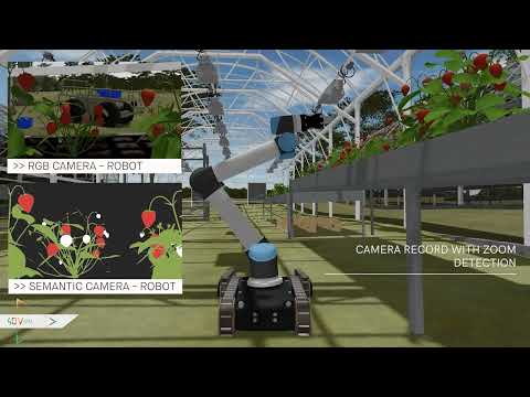 4DV-SIM: Articulated arm, multi control robot and data annotation for AI