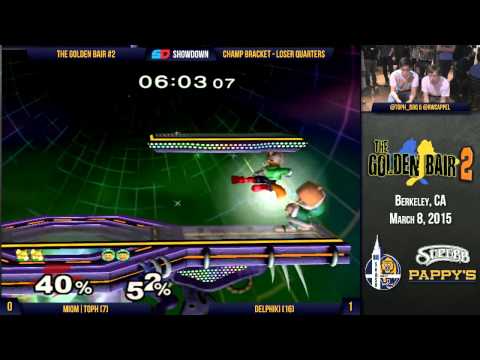 The Golden Bair #2 - Champ Bracket - Loser Quarters: MIOM|Toph (Fox) vs Delphiki (ICs)