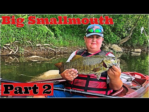 Epic River Float Part 2 | Catching Big River Smallmouth | Kayak Bass Fishing | River Smallies