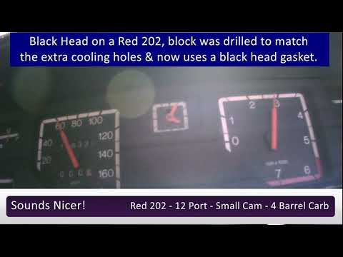 202 Red Motor with 12-port Head - More Power!