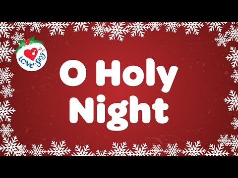 O Holy Night with Lyrics Christmas Carol & Song