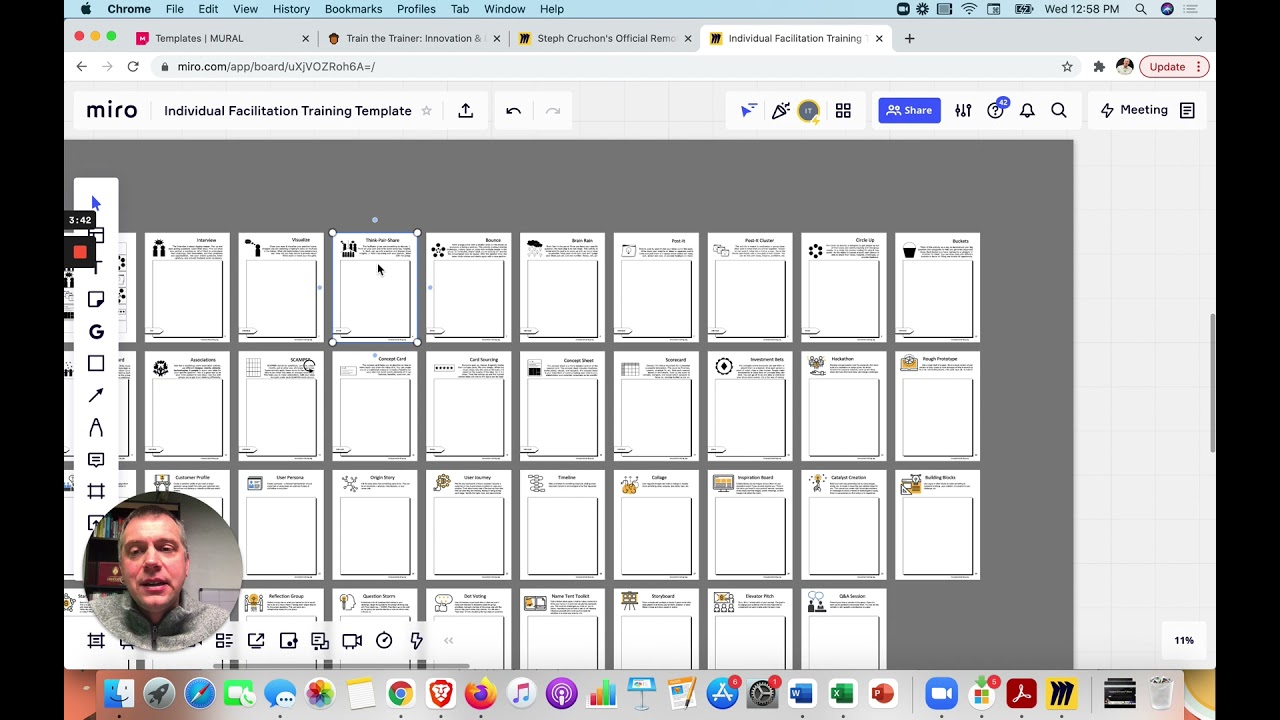 Virtual Whiteboard Innovation Workshop & Brainstorming Session Challenge & Questions (Miro or Mural)