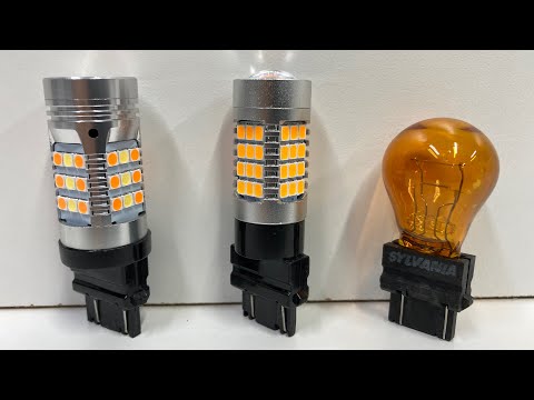 LED Switchback & Amber vs. 3157A Incandescent