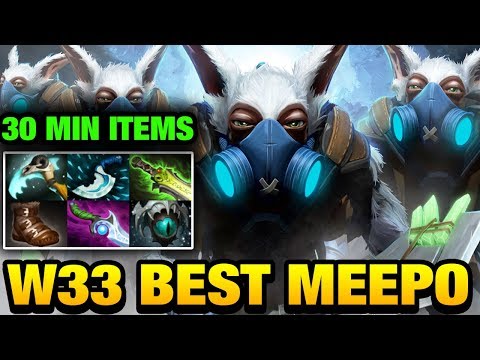 w33 BEST MEEPO RETURN Dota 2