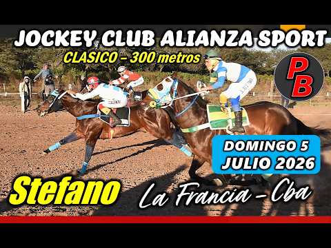 STEFANO: CLASICO JOCKEY CLUB ALIANZA SPORT LA FRANCIA, CORDOBA (05-07-2026)