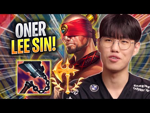 ONER CHILLING WITH LEE SIN! - T1 Oner Plays Lee Sin JUNGLE vs Neeko! | Season 2023