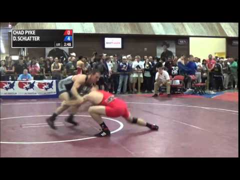 70 kg R1 - Chad Pyke (Wolfpack WC) vs Dustin Schlatter (Minnesota Storm)