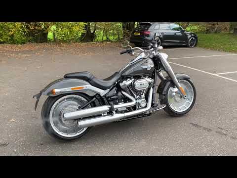 2018 Harley-Davidson FLFBS Softail Fat Boy in Industrial Grey