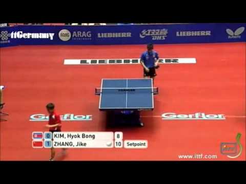 WTTTC 2012: Zhang Jike-Kim Hyok Bong